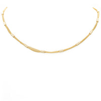 Gold Filled Multi Strand Chain Necklace