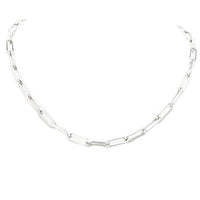 White Gold Filled Chain Necklace