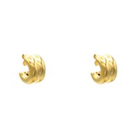 Gold Stainless Steel Hoop Earring