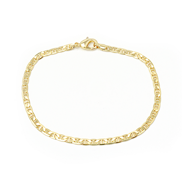 Gold Filled Linked Chain Bracelet 