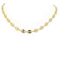 gold linked chain necklace