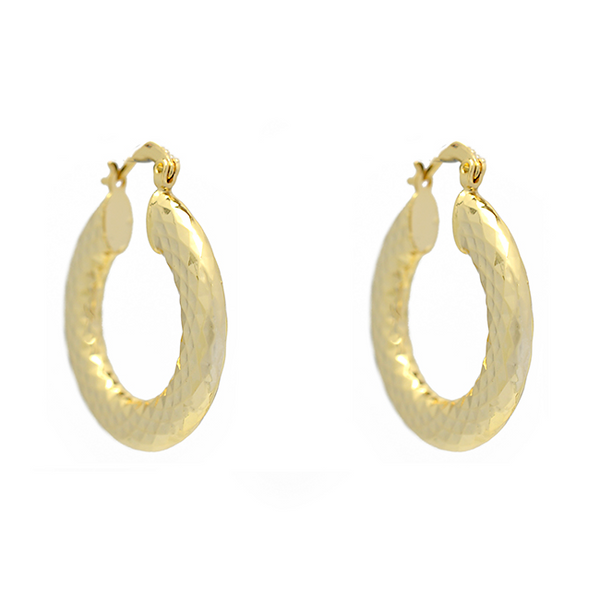 gold filled hoop earring