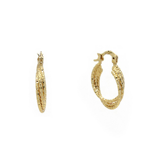 gold filled dangle earring