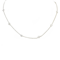 diamond by the yard cz necklace